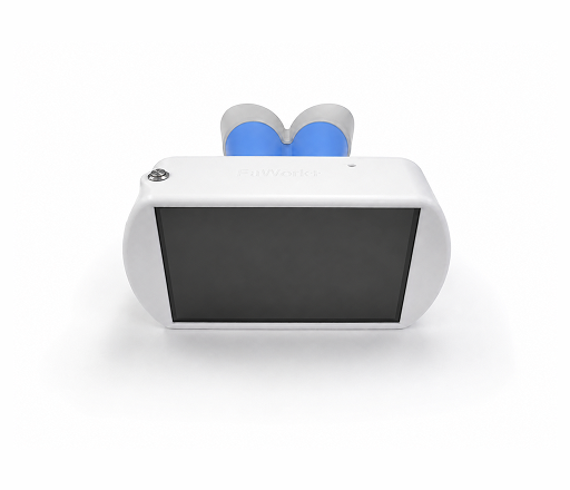Versión móvil FitworkPlus: binocular de mano con pantalla integrada